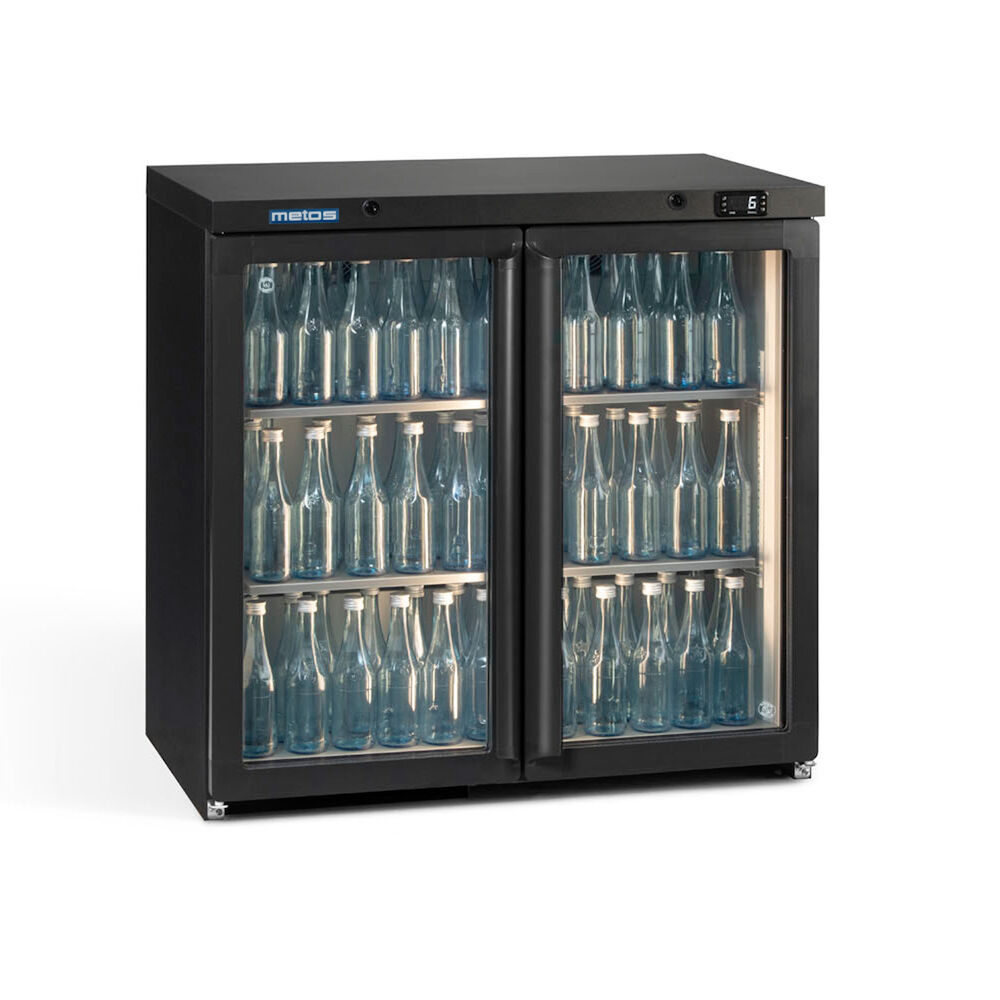 Barkjøleskap m/2 glassdører Metos Maxiglass LG/250G