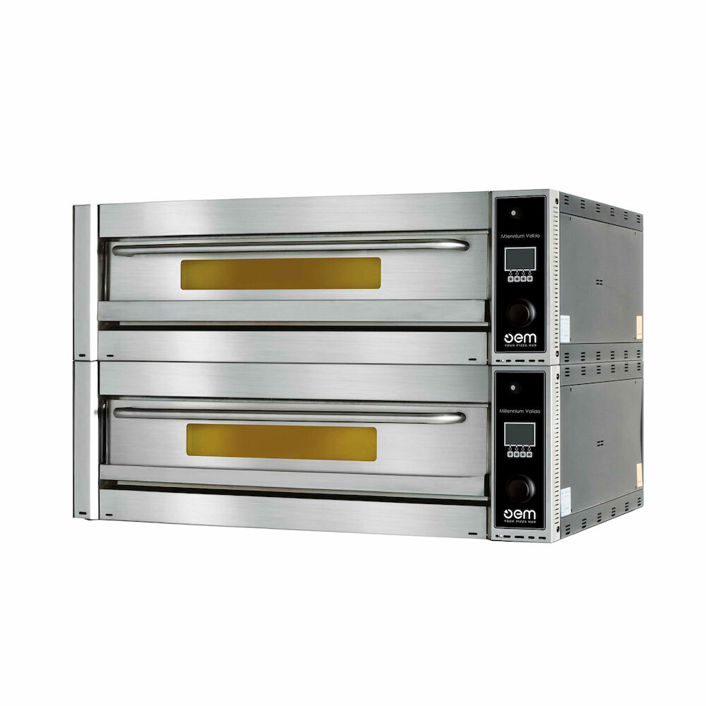 Pizzaovn Metos Valido EVO 435B DG/2 med to kammer, dører åpnesnedover, 400V/3NPE/50Hz