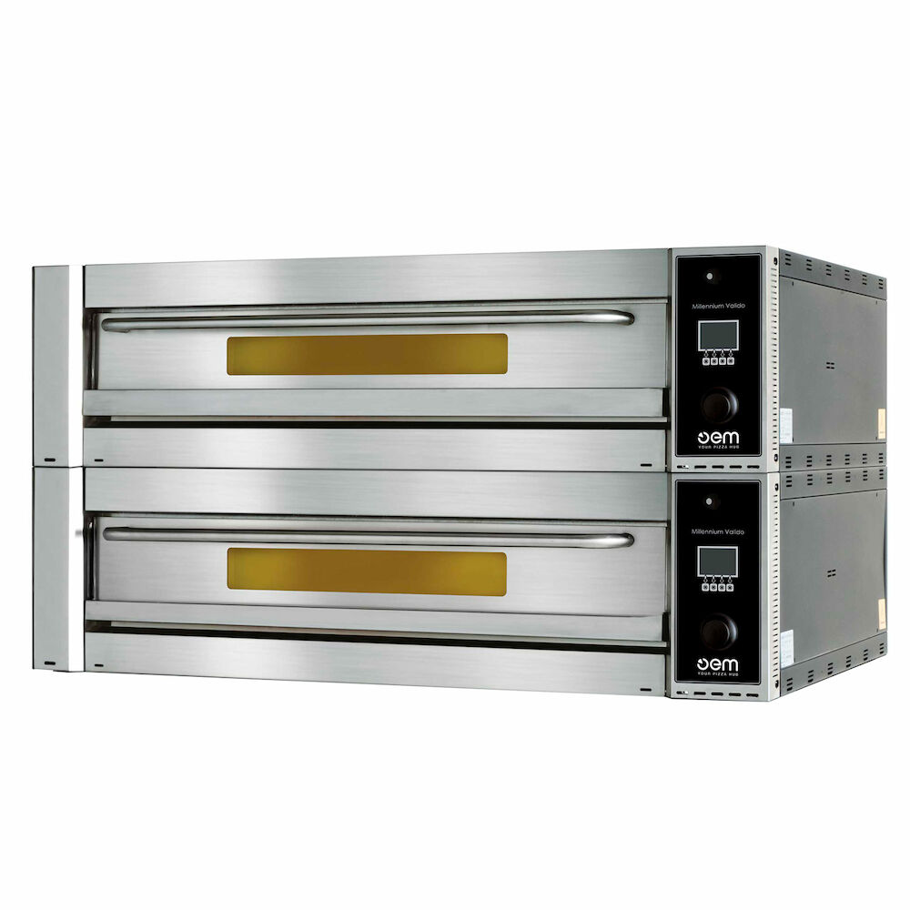 Pizzaovn Metos Valido EVO 635LB DG/2 med to kammer som åppnes nedover,230V/3PE/50Hz