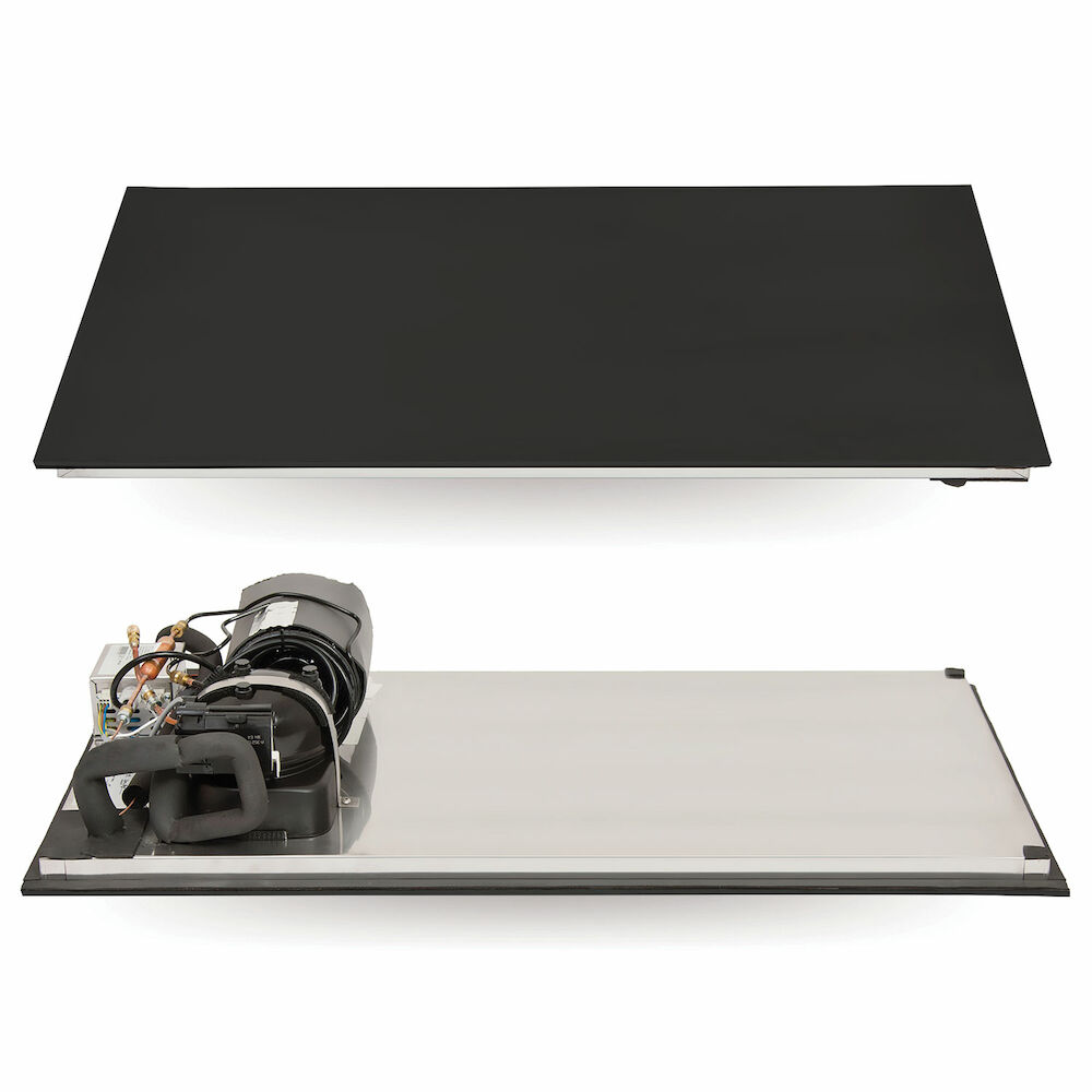 Kombiplate Metos JH2100 GN3/1 with black-grey glass