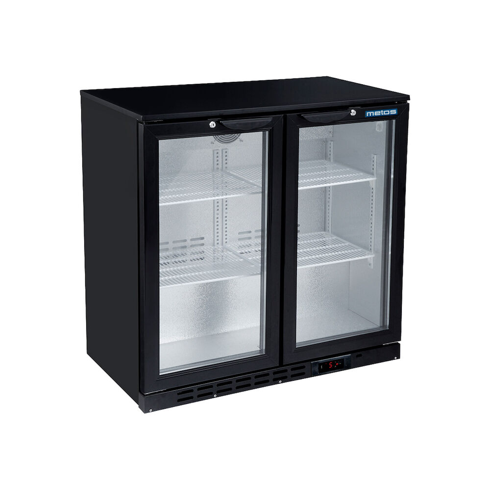 Black Back Bar cooler Metos Profitbar SC-185 R600a with two