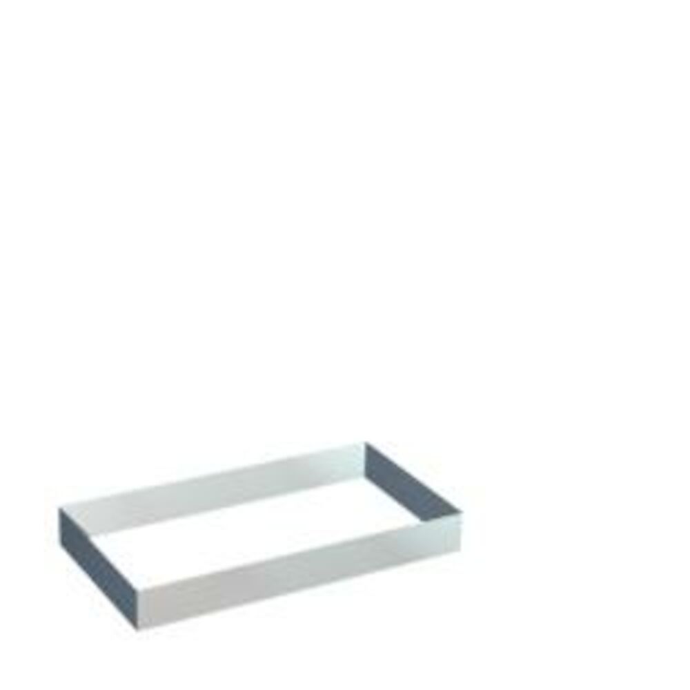 Kick Plate for Metos Nova 1200, stainless steel