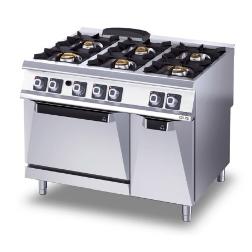 Gas range with gas oven Metos Diamante D96/10CGG 230V/3NPE/50Hz