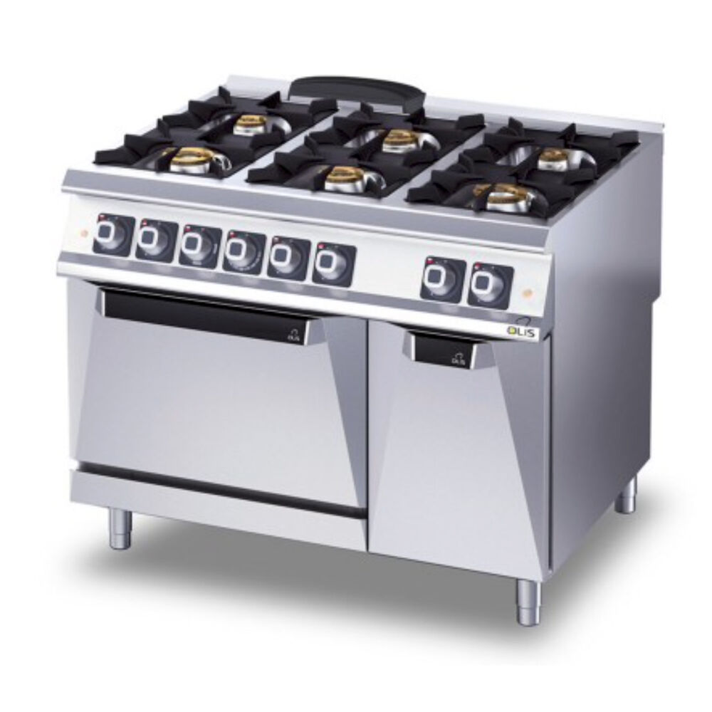 Gas range with electric oven Metos Diamante D96/10CGE 230V/3NPE/50Hz