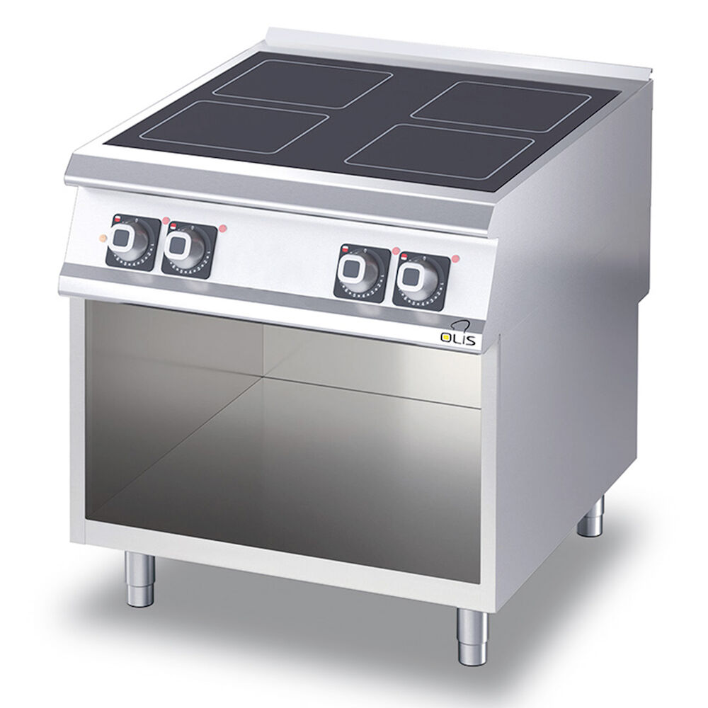 Ceramic range Metos Diamante D94/10VTC with open cupboard