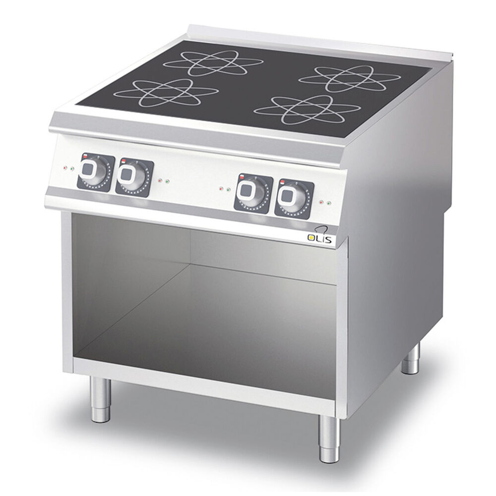 Induction range Metos Diamante D94/10GCII with open cupboard230V/3PE/50Hz