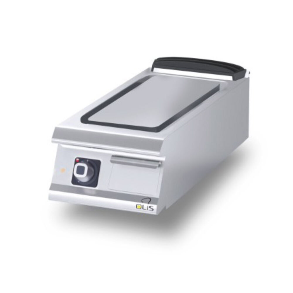 Griddle chromium/grooved Metos Diamante D92/10SFTECR with open cupboard230V/3PE/50Hz