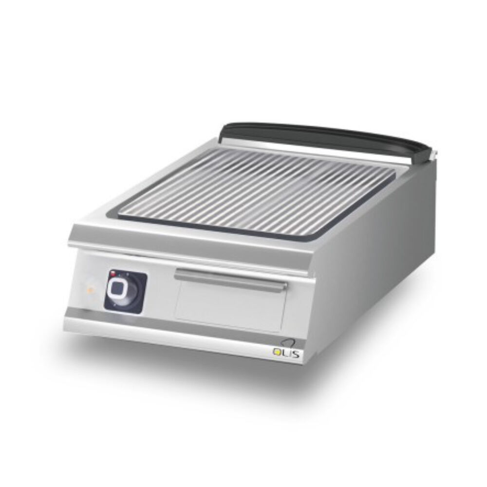 Griddle chromium/grooved Metos Diamante D93/10TSFTECR table top model230V/3PE/50Hz