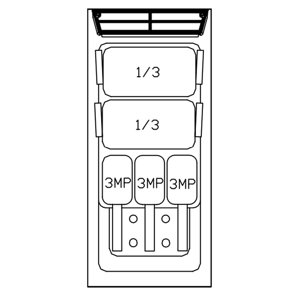 Pasta baskets Metos Diamante D90 9KIT-C