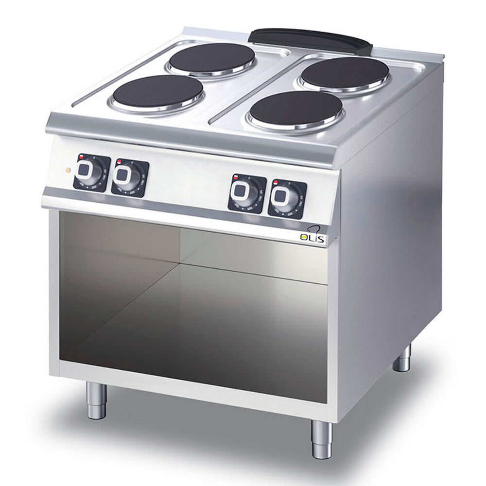 Range Metos Diamante D74/10CEPT with open cupboard